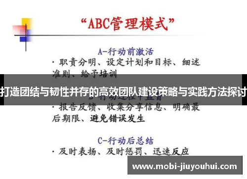 打造团结与韧性并存的高效团队建设策略与实践方法探讨